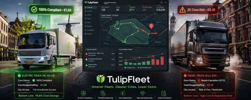 TulipFleet dispatcher live fleet overview